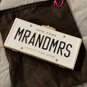 Kate Spade Mr & Mrs Clutch *Rare*
